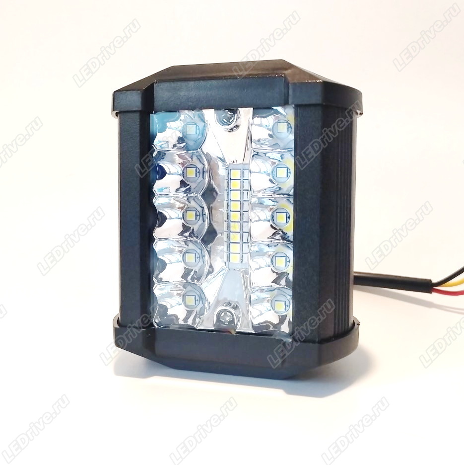 Светодиодная доп фара (ФСО, прожектор) 5х27 white LED Cree (в комплекте 1 шт